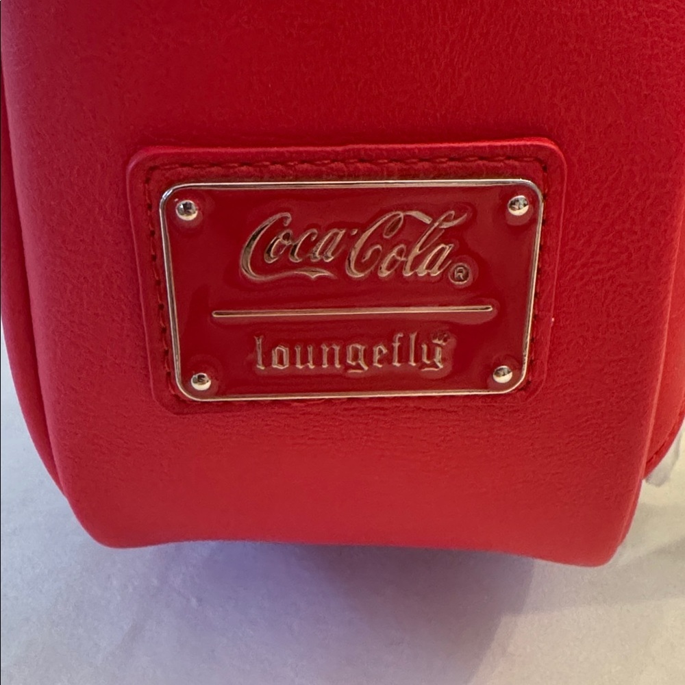 Brand new! Loungefly Coca-Cola Black and Red Mini Backpack with Coin Purse - Picture 4 of 10
